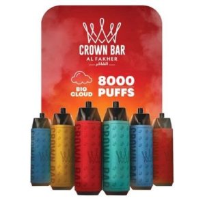 Al Fakher Crown Bar 8000k Disposable 10ct Mint