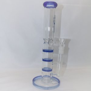 11 Inch Triple Worked Honeycomb W/ Color Mouthpiece & Color Base
