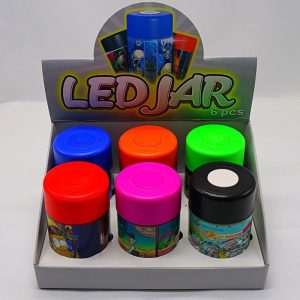 Vacuum Stash LED Light Jar 6/Display