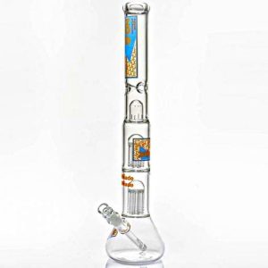 ZOB RTPBK 20 Inch Two 8 Arm Tree Beaker Rasta