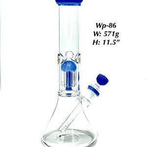 Water Pipe 11.5 Inch Shower Head Perc Ice Pinch Color Lip Beaker
