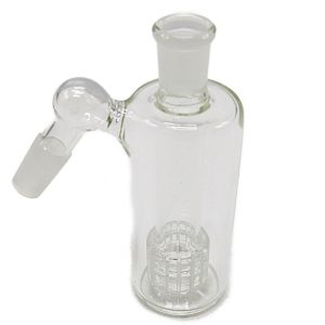 45 Degree Clear Honeycomb Ash Catcher Perc 4.5"