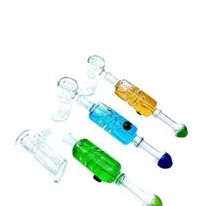 2 Piece Glycerin Hand Pipe Bubbler 3887