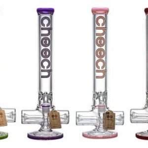 Cheech CH-150 14" Inline Tube With Perc & Ice Catcher