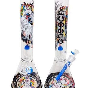 Cheech CA-060 16" 12MM Unicorn Decal Beaker