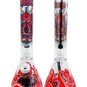 Cheech CA-059 16" 12MM Kracken Decal Beaker