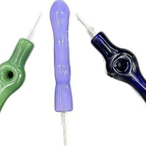 Colored Donut Nectar Collector W/ Titanium Tip