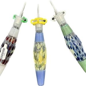 Fumed Dotted 2 Tone Nectar Collector W/Metal Tip