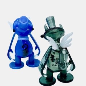 Flying Siren Head Figurine Water Pipe