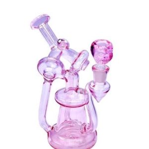 Mushroom Dual Chamber Perky Recycler WIth Bent Neck