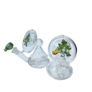 6" Inch UFO Bell Bottom Water Pipe WIth 420 Decal