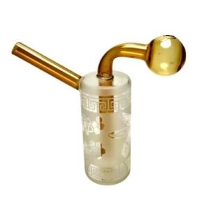 Sand Blasted Oil Burner Water Pipe