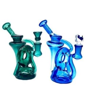 7.5" Inch Recycler Donut Tornado Water Pipe