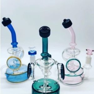 8.6" Inch Tornado Dual Chamber Recycler Water Pipe