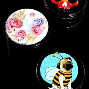 50mm 3 Part With Taste of Love Animals Grinders