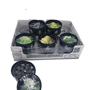 50mm 3 Part With Taste of Plant, Sativa, India, & Hybrid Grinder