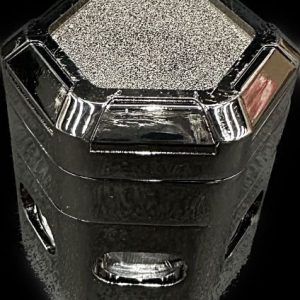 60mm Grinder 4 Piece Gunmetal W/ Window Squared