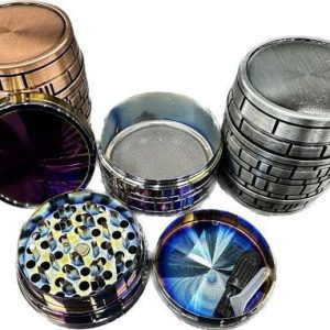 63mm Grinder 4 Piece Barrel Bronze