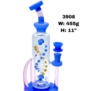 DNA Spiral 11in Spin Water Pipe