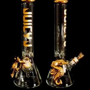 Juicy Jay Golden Seahorse Beaker