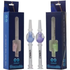 Cheech 6.7in Glycerine Glass Honey Straw