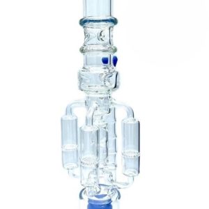 20" 4 Honeycomb Quad Recycler W/ Ice Catcher