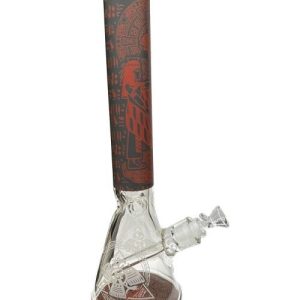 16in 7mm Beaker W/ Astrology Theme & Ice Pinch