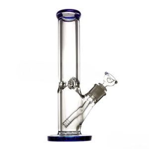 Indigo 12in Straight Tube/Beaker 9mm Waterpipe