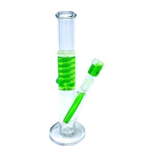 12in Straight Tube Glycol Swirl Chamber/ Stem/ Bowl