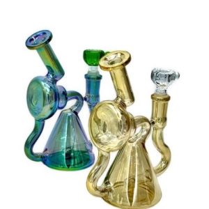 6.5in Rainbow Rig Re-cycler Cone Base With Bent Neck