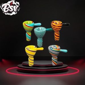 Milky Color Art Special Spiral 14mm Bowls