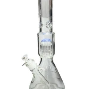 15in Beaker Water Pipe Double Chamber With Center Perc