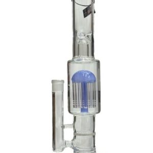 14in Waterpipe Double Chamber With Tree Perc & Honey Comb