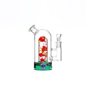Inex 8in Center Piece Water Pipe Rose Red