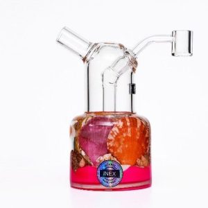 Inex 6in Center Piece Rig W/Banger Ocean Pink