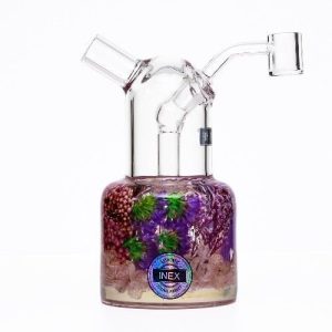 Inex 6in Center Piece Rig W/Banger Flower Lavender