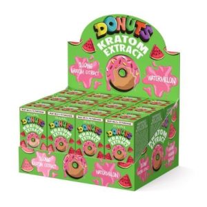 Donuts Kratom Shots Extract 12pk 30ml/100mg Watermelon