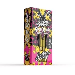 Geek'd 0.5g Cartridge Rosin Rabbit Pineapple Express