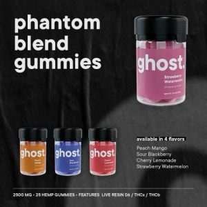Ghost Phantom Blend Live Resin Gummies 25ct Cherry Lemonade