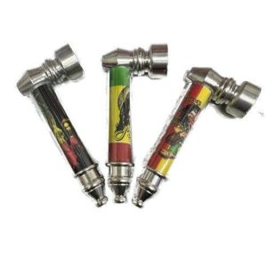 Metal Hand Pipe Bob Rasta