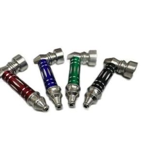 Metal Hand Pipe Etched Design