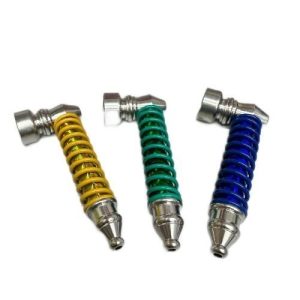 Metal Hand Pipe Solid Color Coil