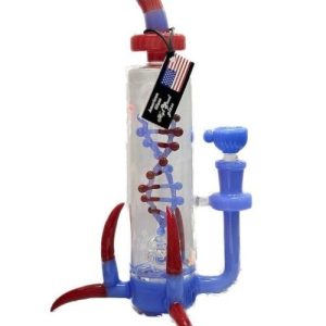 Horned DNA Spin Waterpipe With Bent Neck