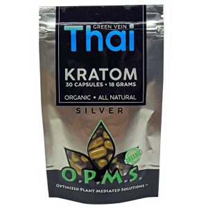 OPMS 30 Capsules 18 Grams Green Vein Thai