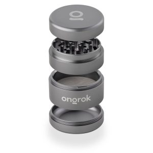 Ongrok Premium 4 Piece EZ Grinder Gunmetal