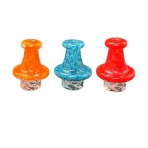 Frit Swirl Colored Multi Directional Carb Cap