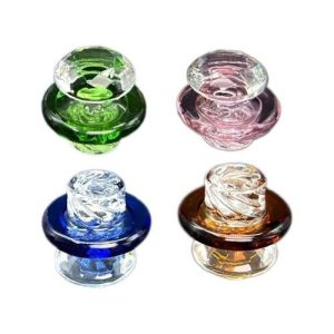 Crystal Top Multi Directional Carb Cap