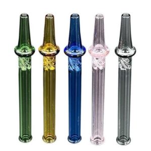 6in Nectar Collector Swirl Perk Assorted Colors