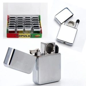 Metal Hand Pocket Lighter Pipe