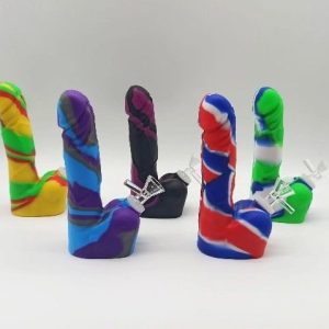 Silicone Water Pipe Penis Mix Colors